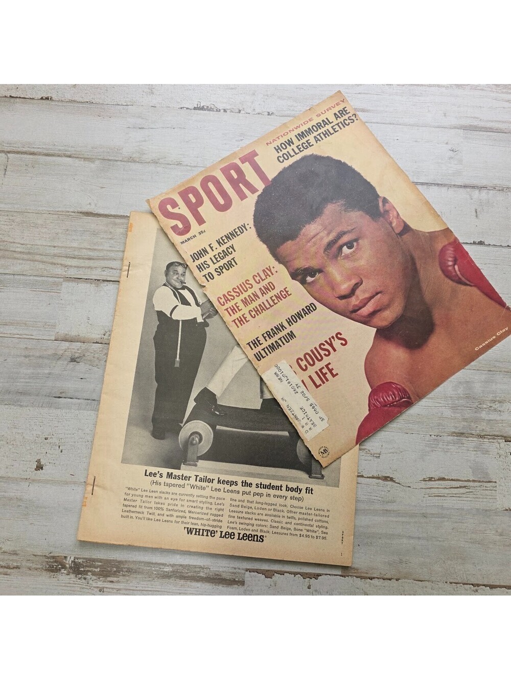 Vintage March 1964 Sport Magazine Cassius Clay Muhammed Ali Early Boxing - Picture 3 of 4
